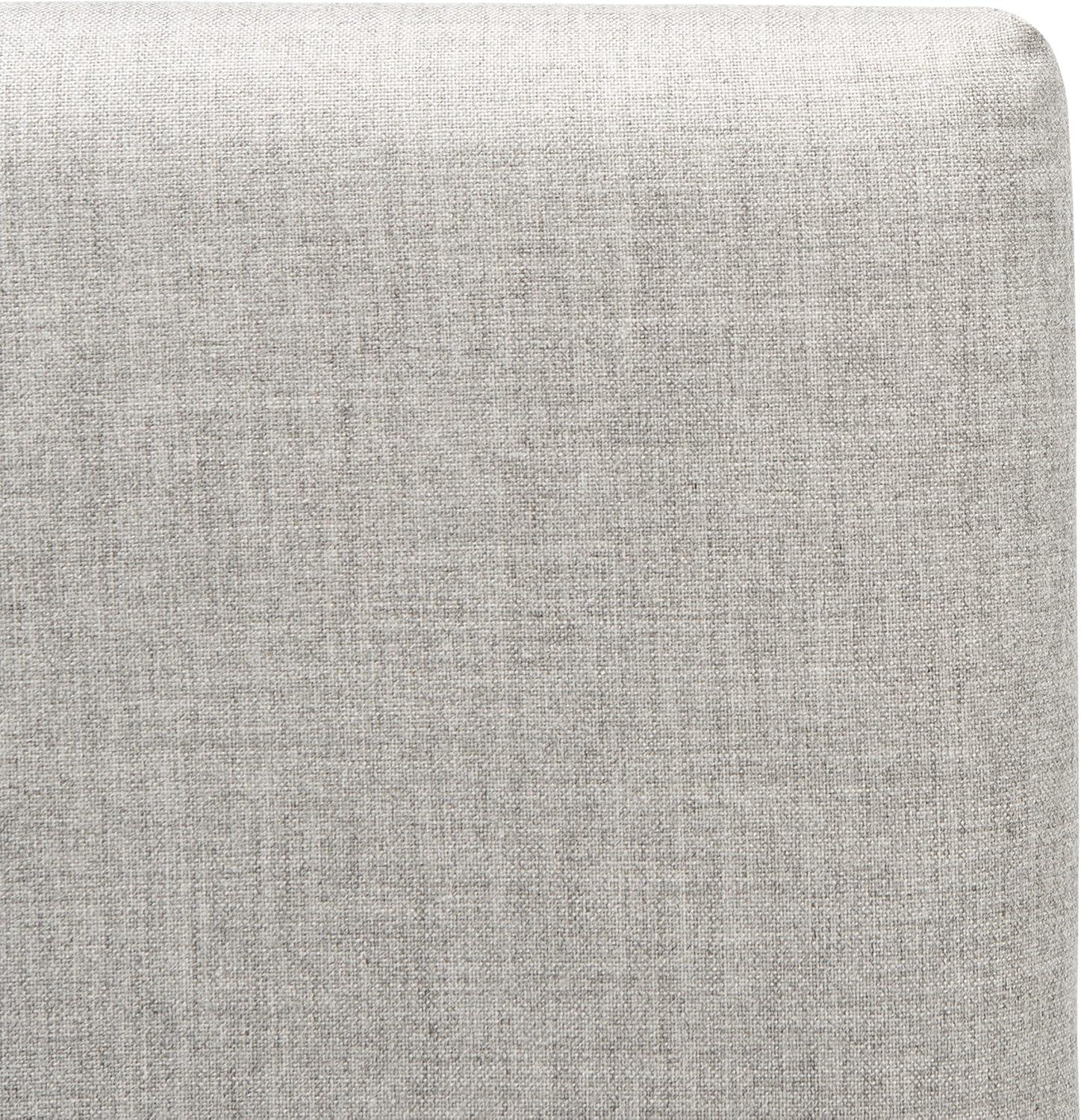 image:imageSAFAVIEH Couture Home Collection Milana Walnut BrownLight Grey Linen Dining Chair Set of 2 Fully Assembled