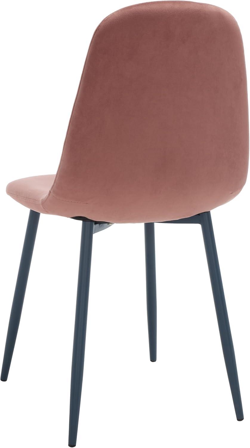 image:imageSAFAVIEH Home Collection Blaire Modern PinkDark Grey Living Room Accent Dining Chair DCH2001CSET2Pink Dark Grey