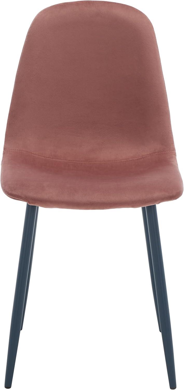 image:imageSAFAVIEH Home Collection Blaire Modern PinkDark Grey Living Room Accent Dining Chair DCH2001CSET2Pink Dark Grey