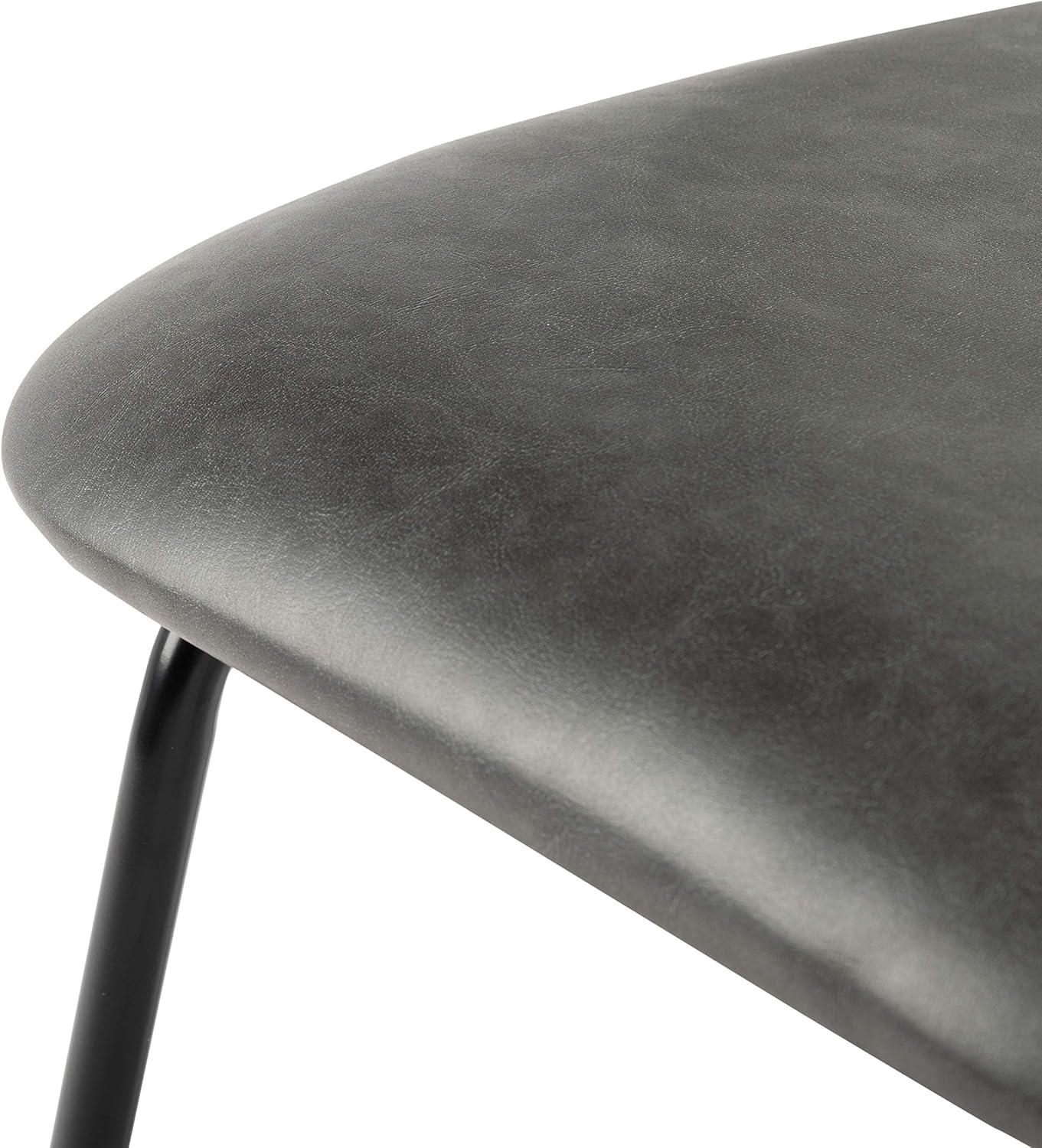 image:imageSAFAVIEH Home Collection Chavelle Modern Velvet Side Chair Set of 2 ACH6205ASET2 Malachite GreenBlackGrey Black Faux Leather