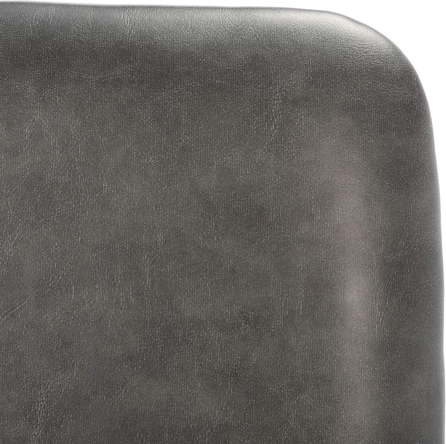 image:imageSAFAVIEH Home Collection Chavelle Modern Velvet Side Chair Set of 2 ACH6205ASET2 Malachite GreenBlackGrey Black Faux Leather