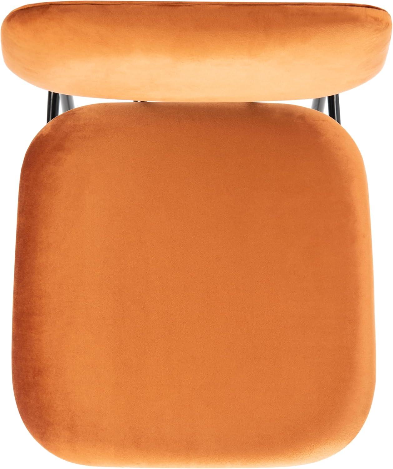 image:imageSAFAVIEH Home Collection Chavelle Modern Velvet Side Chair Set of 2 ACH6205ASET2 Malachite GreenBlackSiennaBlack