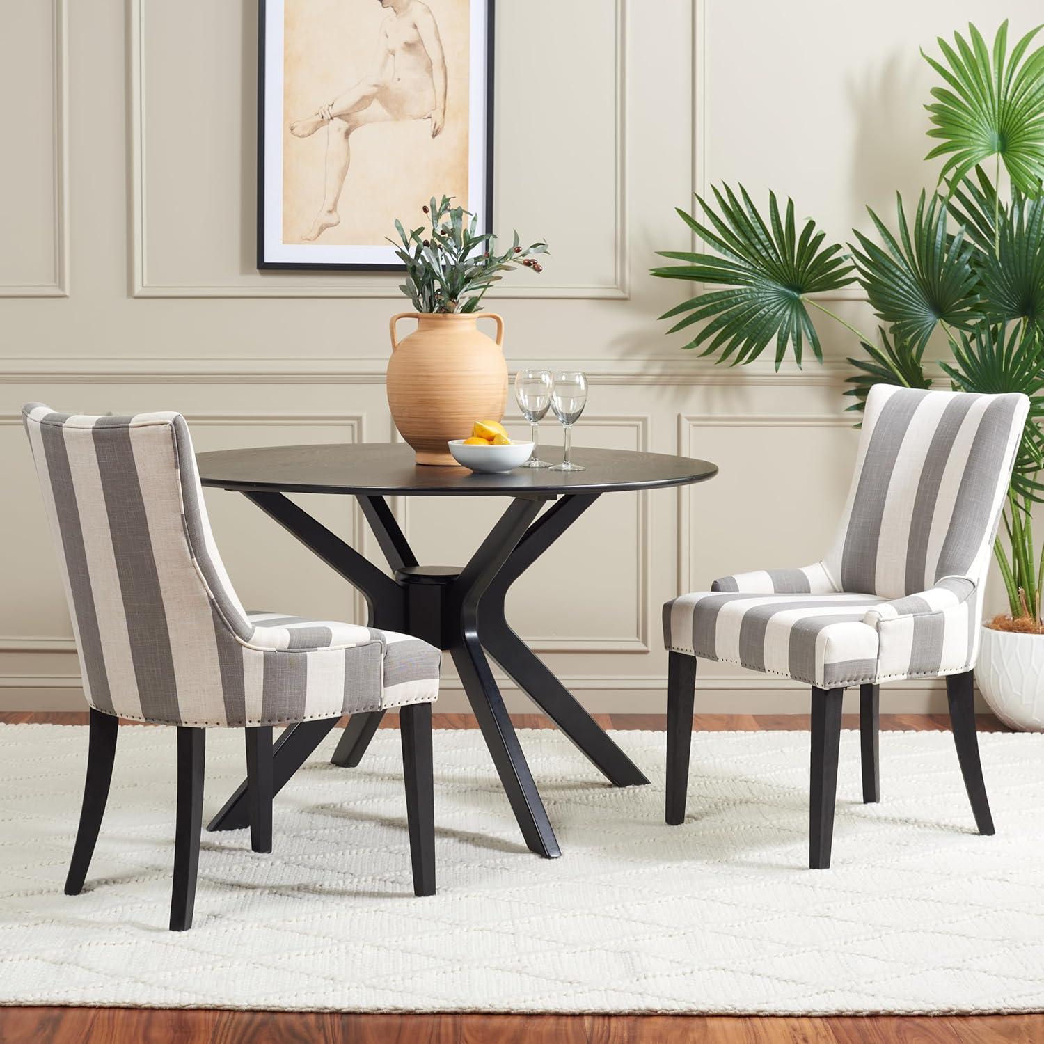image:imageSAFAVIEH Mercer Collection Lester Dining ChairsGreyBone