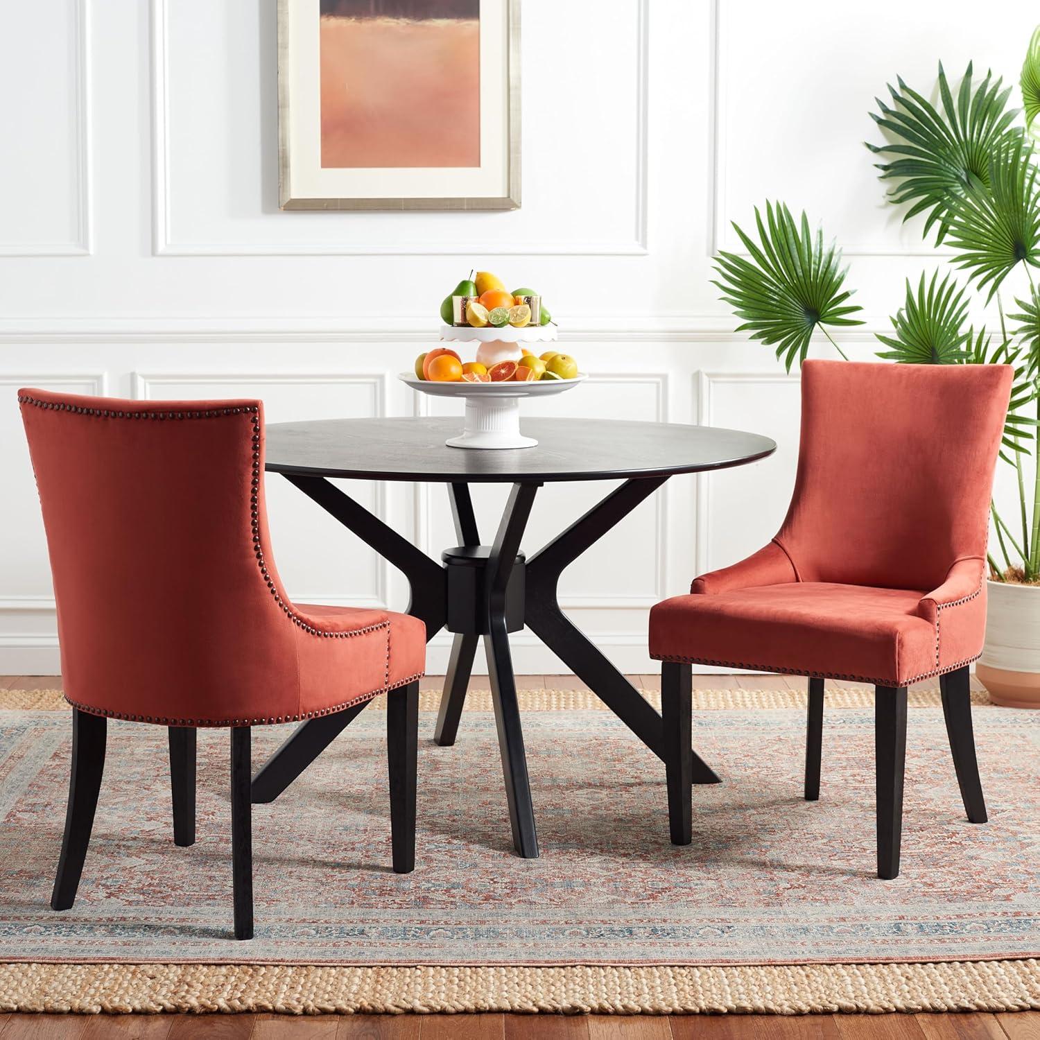 image:imageSAFAVIEH Mercer Collection Lester Dining ChairsRust