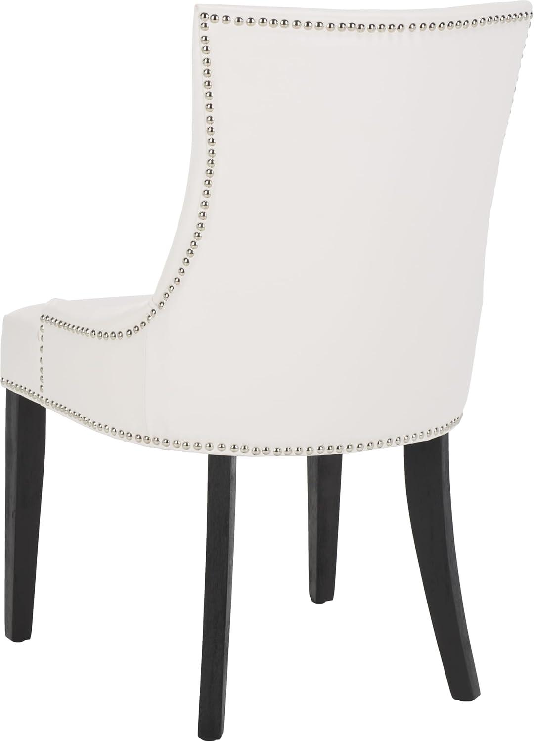 image:imageSAFAVIEH Mercer Collection Lester Dining ChairsWhite Leather