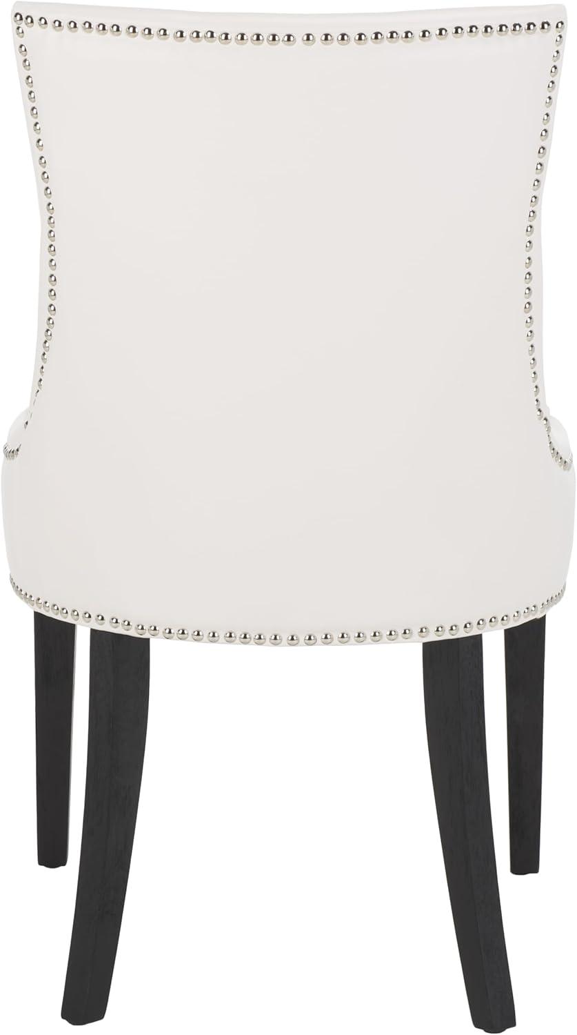 image:imageSAFAVIEH Mercer Collection Lester Dining ChairsWhite Leather
