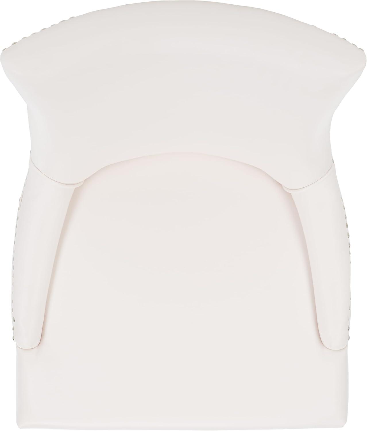 image:imageSAFAVIEH Mercer Collection Lester Dining ChairsWhite Leather