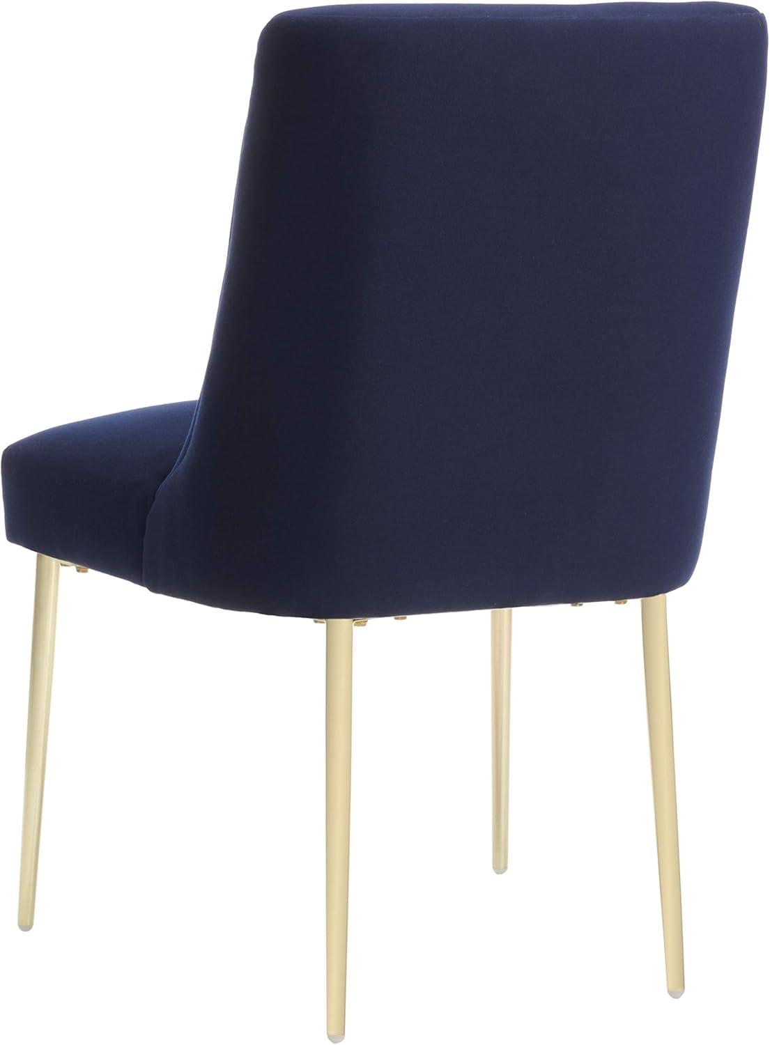 image:imageSafavieh Couture Home Nolita Glam Mustard Velvet Dining ChairNavy