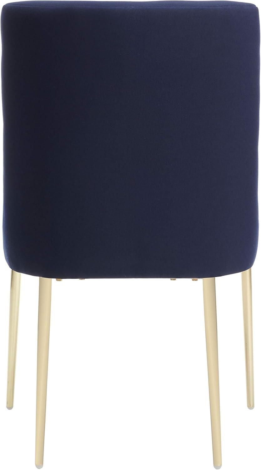 image:imageSafavieh Couture Home Nolita Glam Mustard Velvet Dining ChairNavy