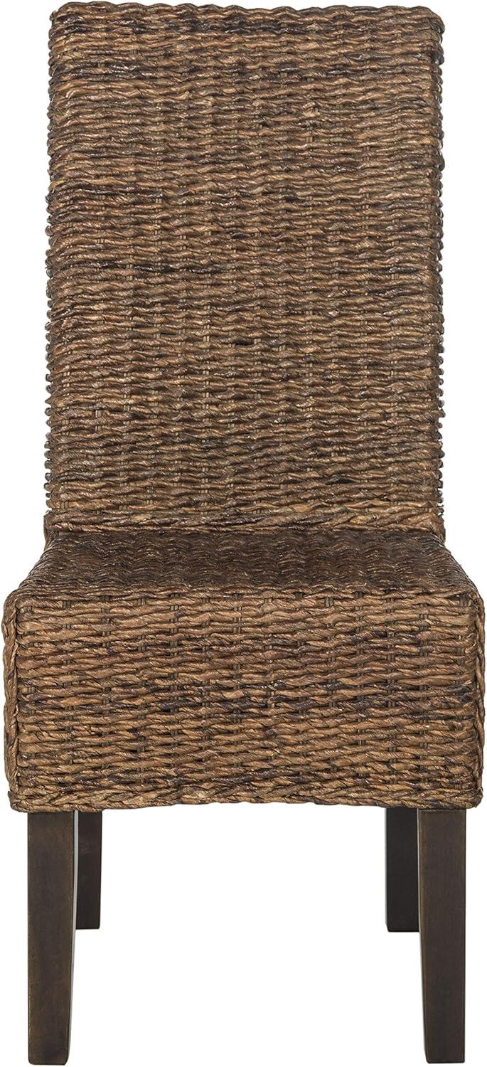image:imageSafavieh Home Collection Avita Natural Wicker 18inch Dining ChairBrown