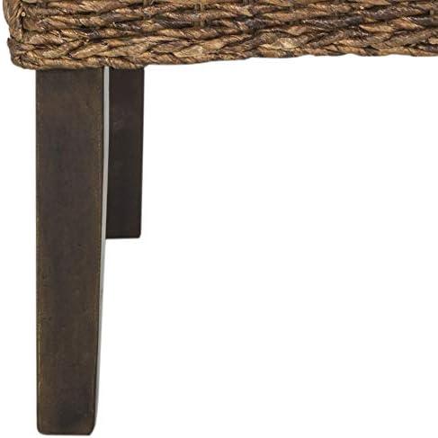 image:imageSafavieh Home Collection Avita Natural Wicker 18inch Dining ChairBrown
