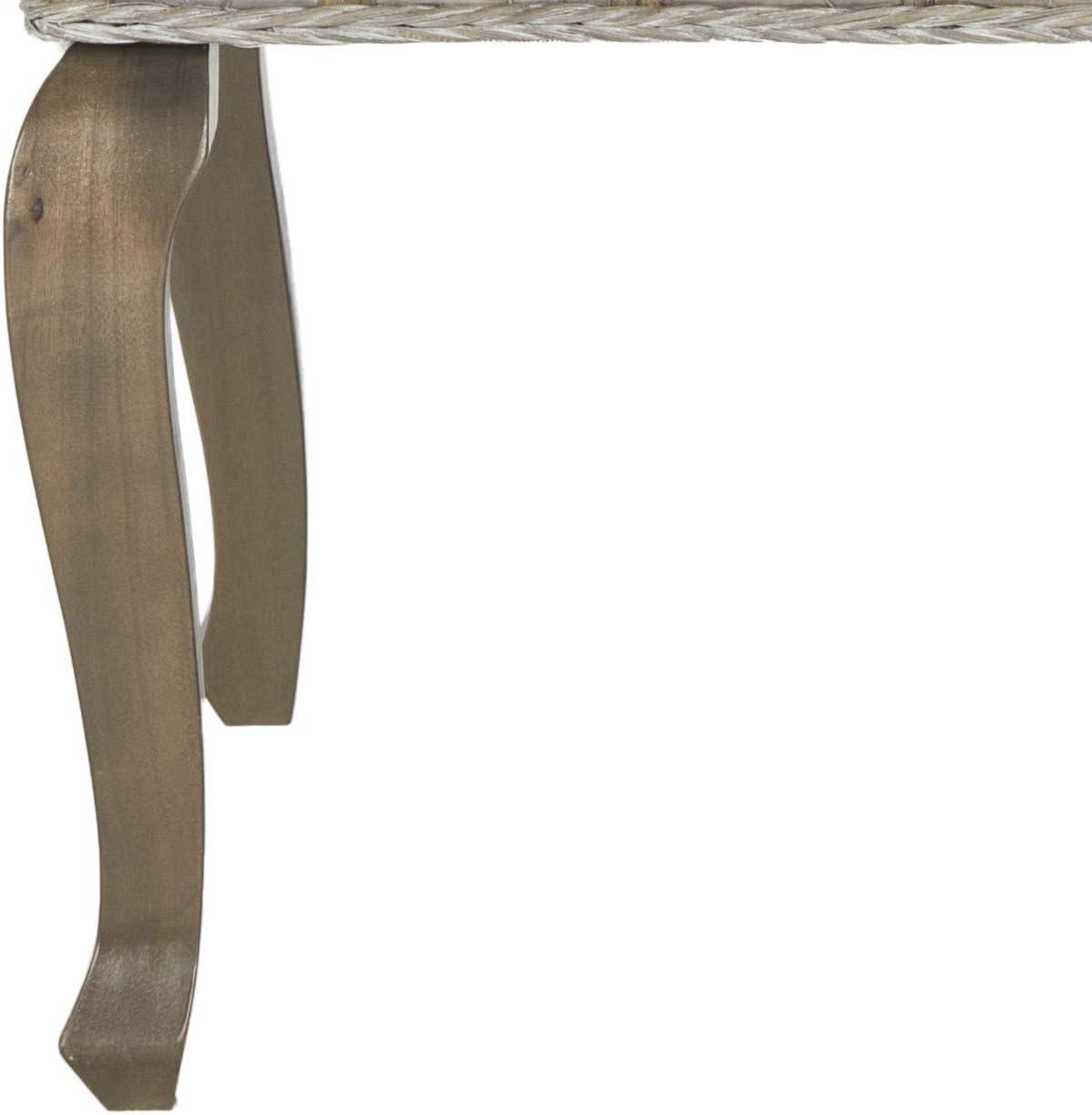 image:imageSafavieh Home Collection Milos Grey Wicker 18inch Dining ChairGrey