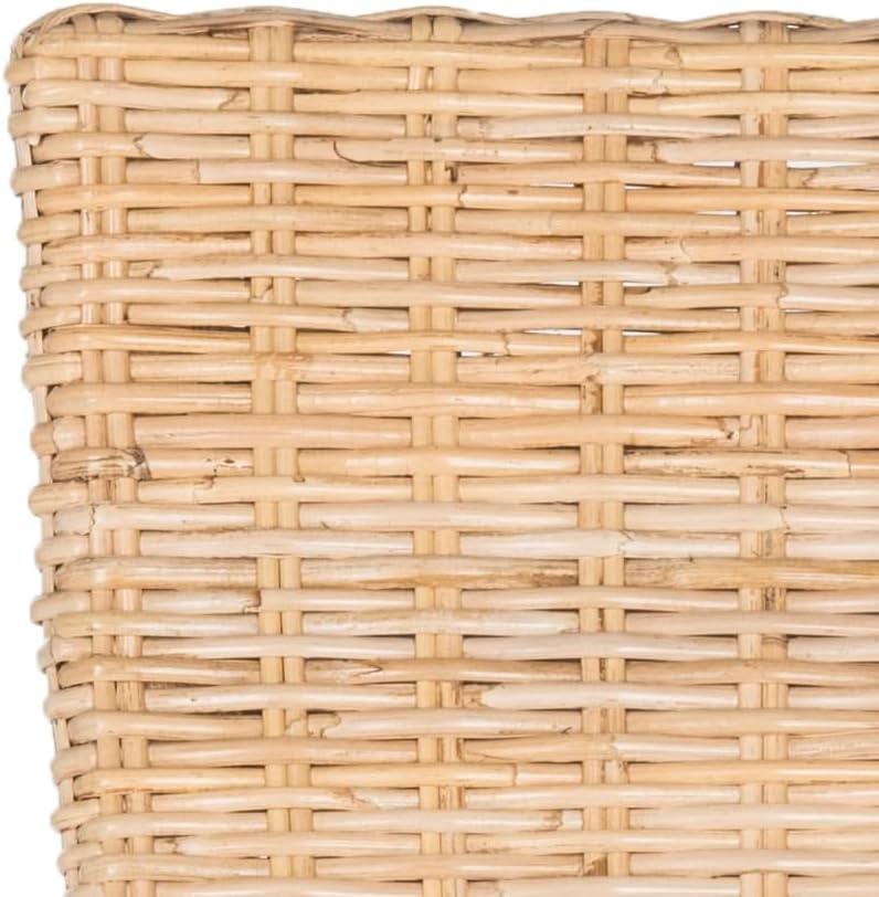image:imageSafavieh Home Collection Ozias Grey Wicker 18inch Dining ChairNatural