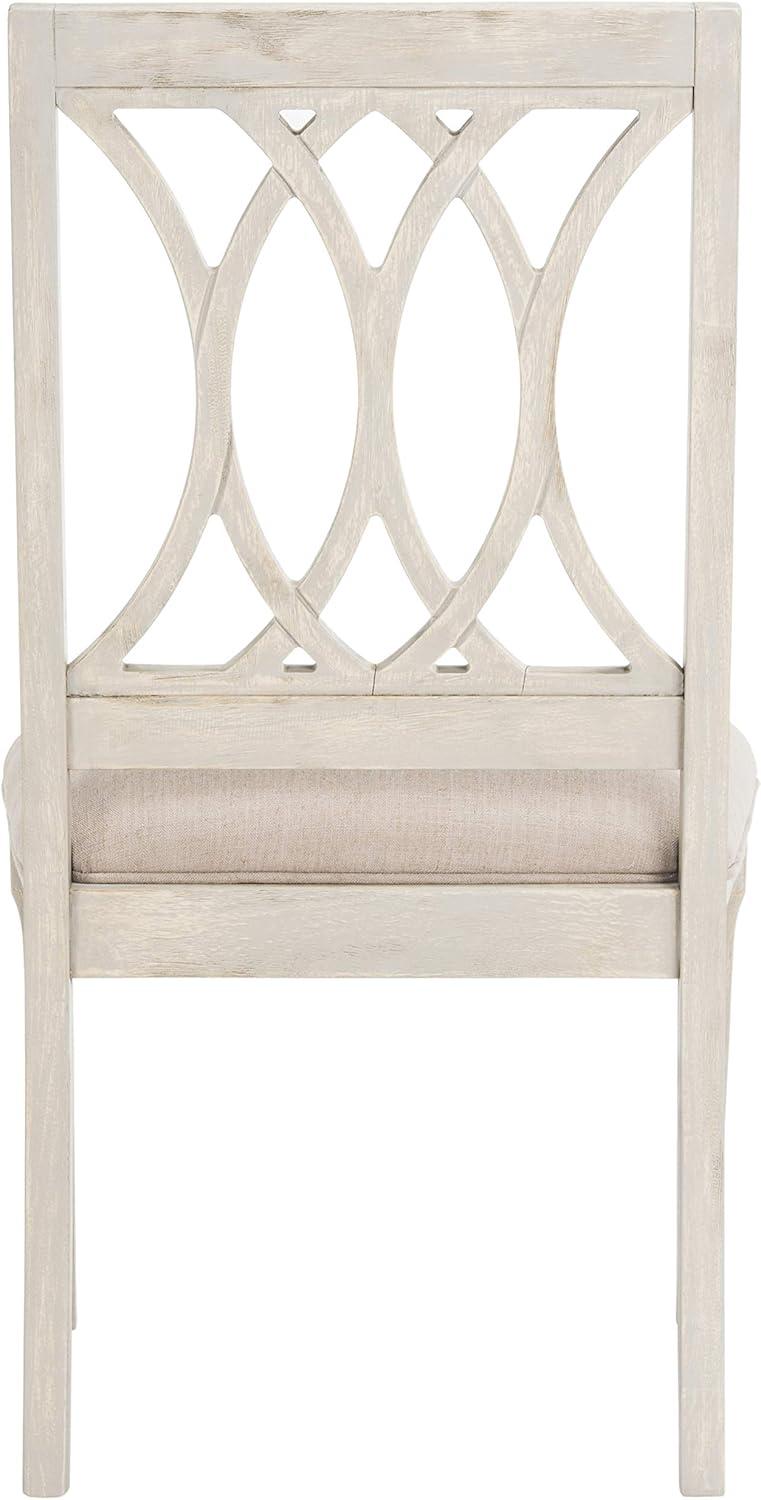 image:imageSafavieh Home Collection Selena Black Velvet and White Side Chair Set of 2Beige