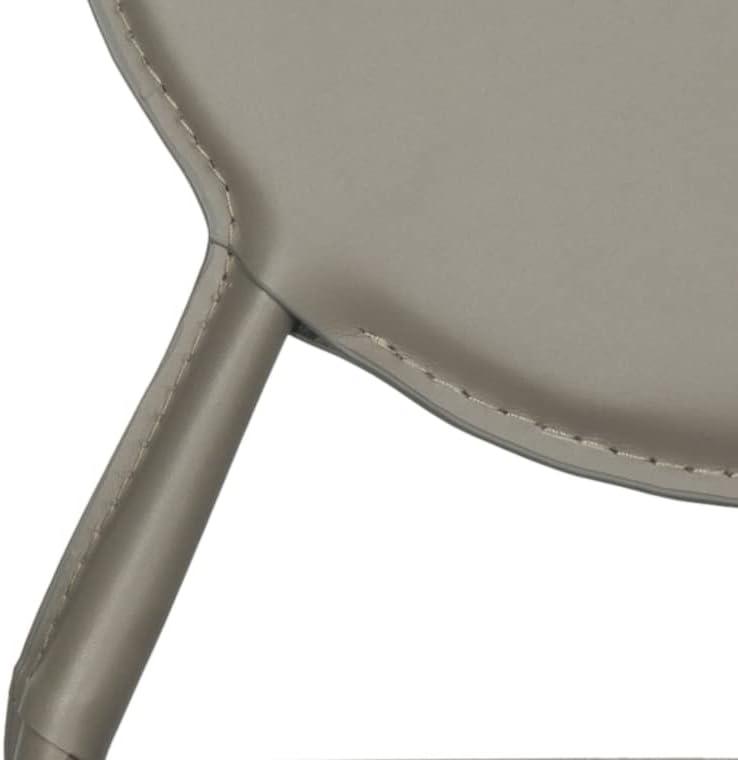 image:imageSafavieh Home Collection Warner MidCentury White Round Back Side ChairGrey