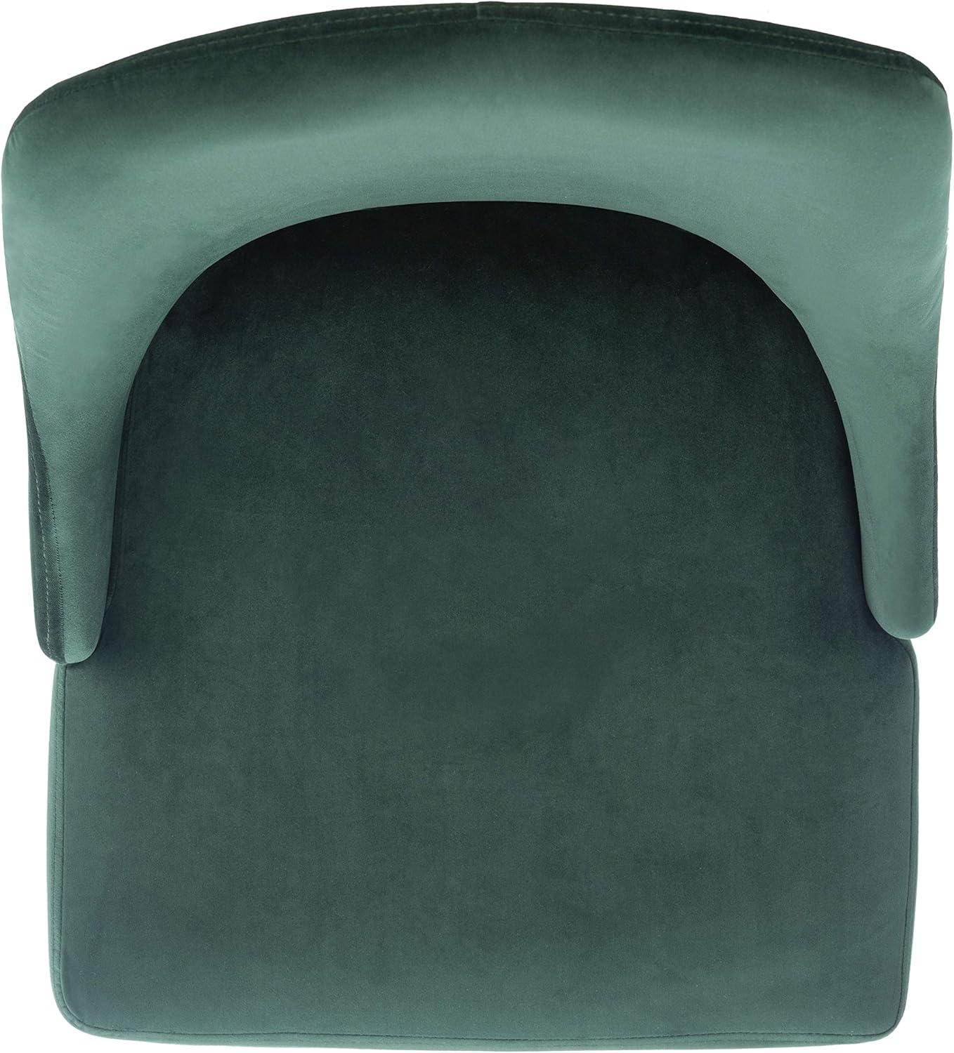 image:imageSafavieh Home Collection Zoi Velvet 19inch Set of 2 Dining Chair TaupeBlackMalachite Green Black