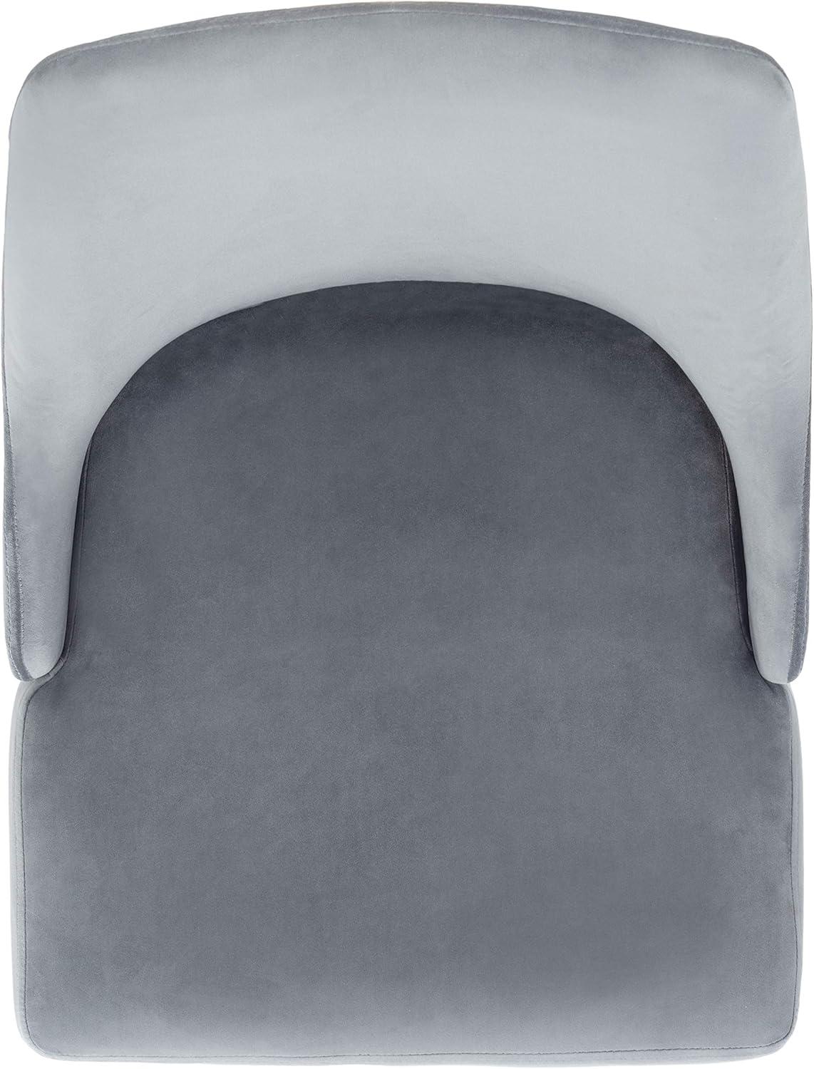 image:imageSafavieh Home Collection Zoi Velvet 19inch Set of 2 Dining Chair TaupeBlackSlate Grey Black