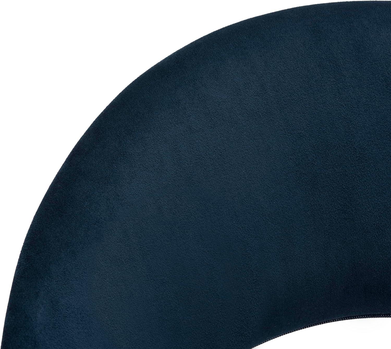 image:imageSafavieh Home Jora Retro Cream Velvet and Matte Black Side Chair Set of 2Navy