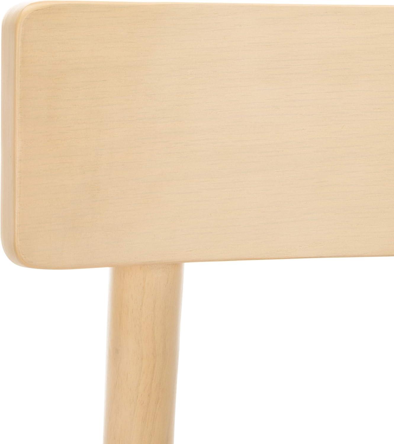 image:imageSafavieh Home Lizette Retro White Oak and Grey Cushion Dining Chair Set of 2