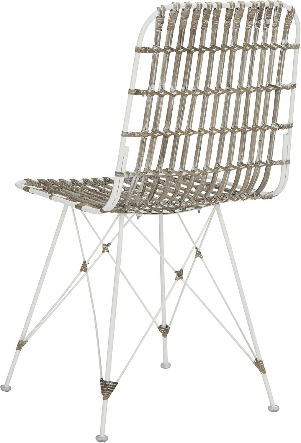 image:imageSafavieh Home Minerva Brown and Black Wicker Dining Chair Set of 2White White
