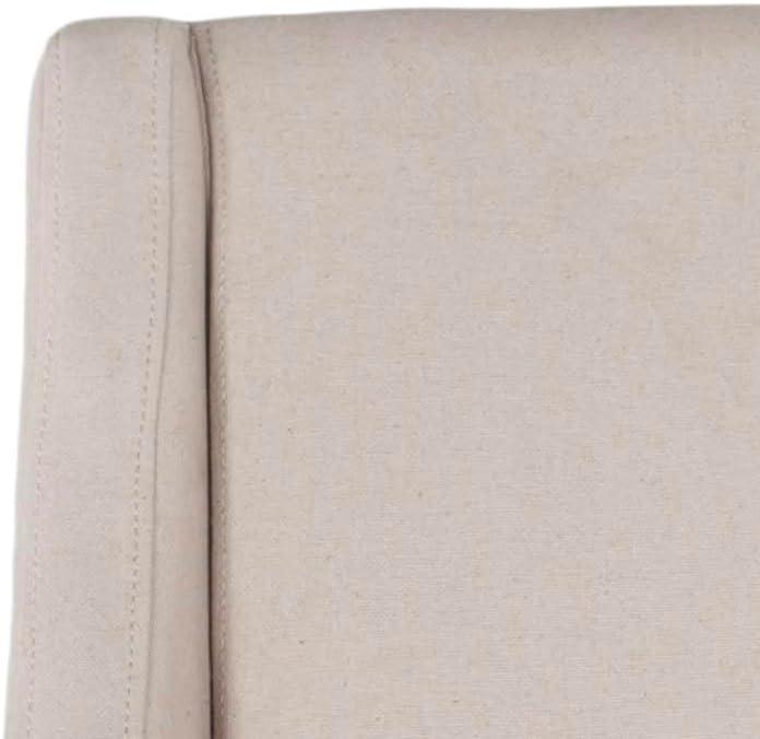 image:imageSafavieh Mercer Collection Austin Grey Linen Sloping Arm Chair Set of 2Grey