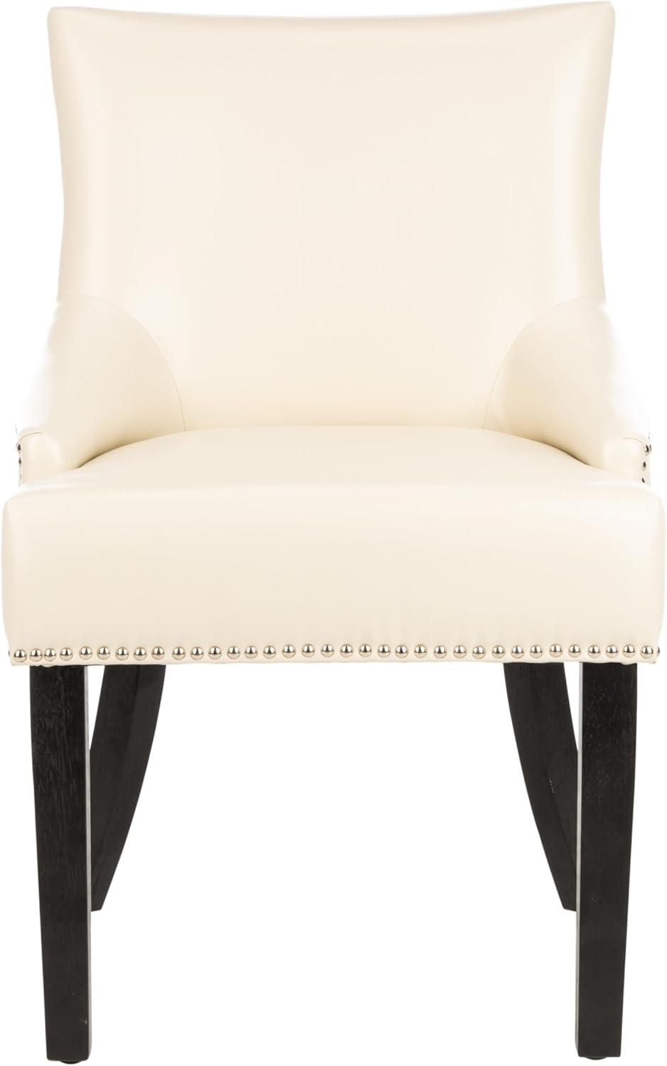 image:imageSafavieh Mercer Collection Christine Nailhead Dining Chair Set of 2Flat Cream