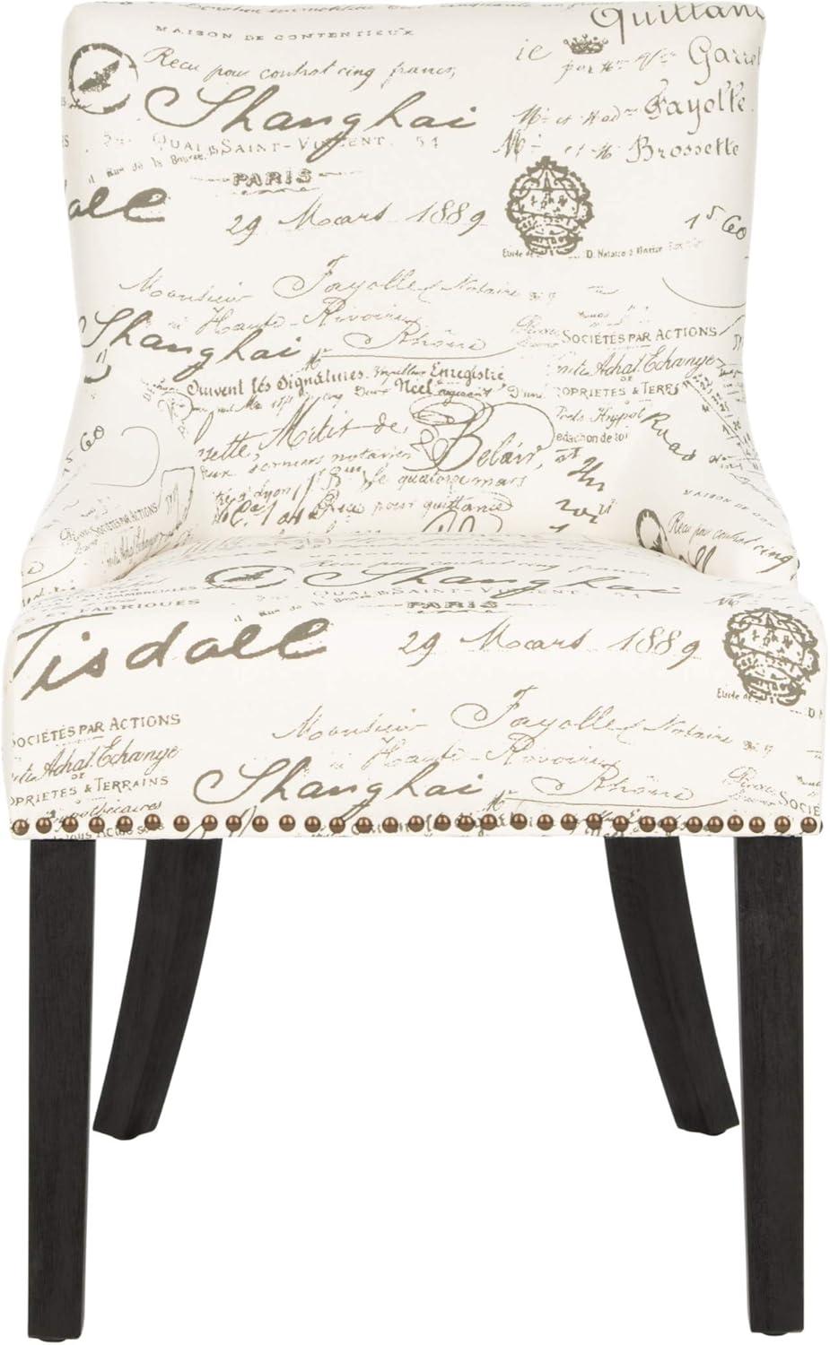 image:imageSafavieh Mercer Collection Christine Nailhead Dining Chair Set of 2White Grey