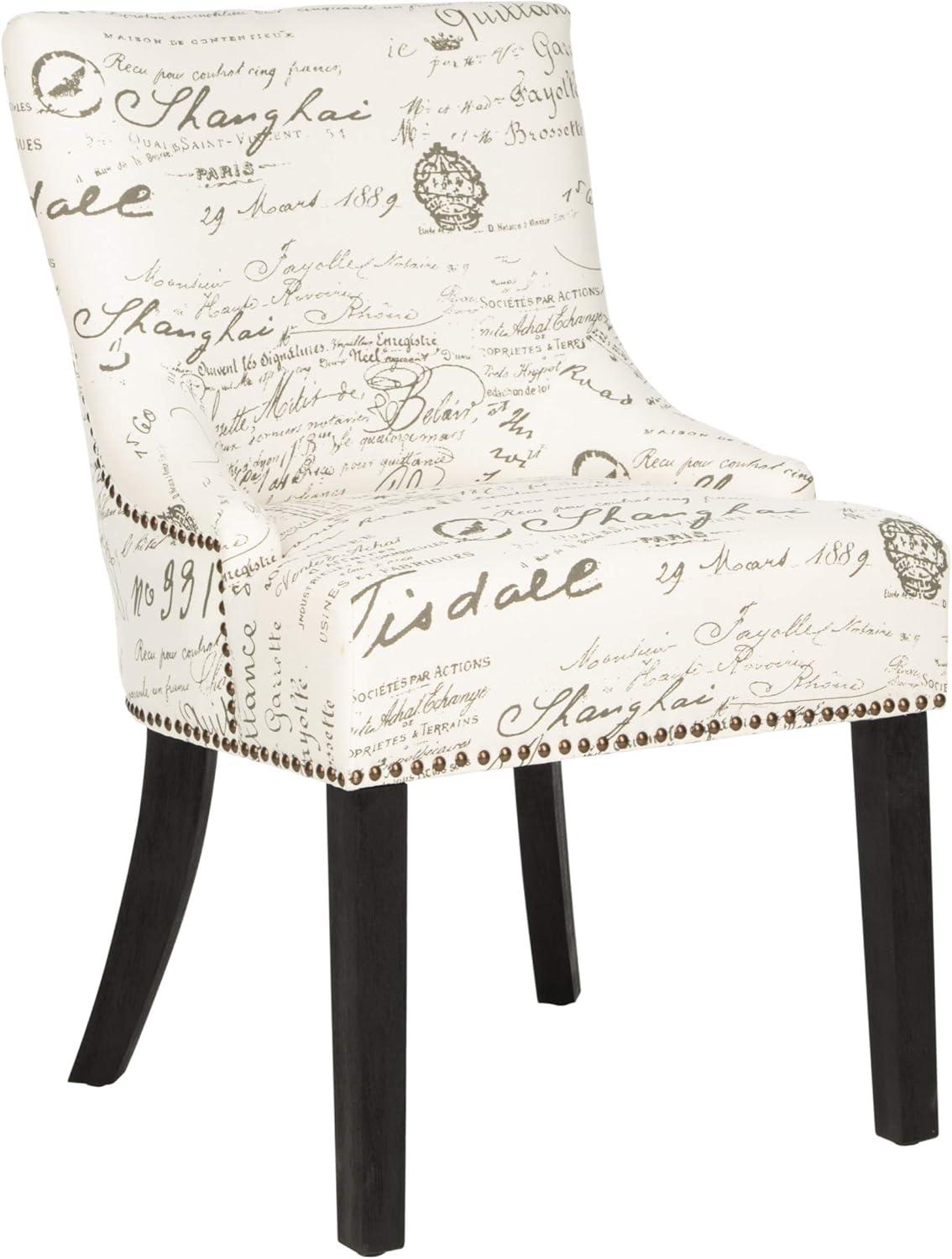 image:imageSafavieh Mercer Collection Christine Nailhead Dining Chair Set of 2White Grey