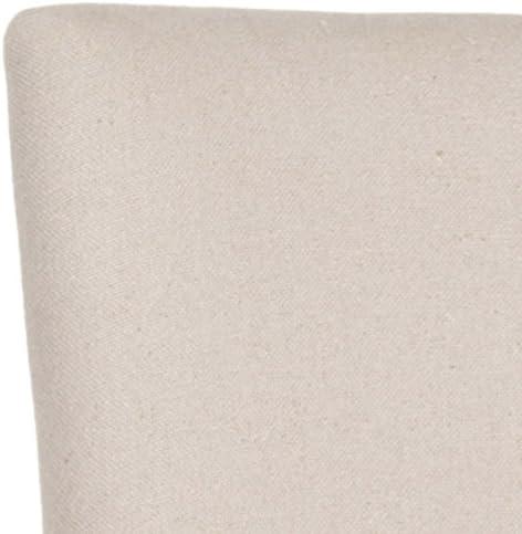 image:imageSafavieh Mercer Collection Eva and White Striped Dining Chair with Trim Nail Head GreyTaupe