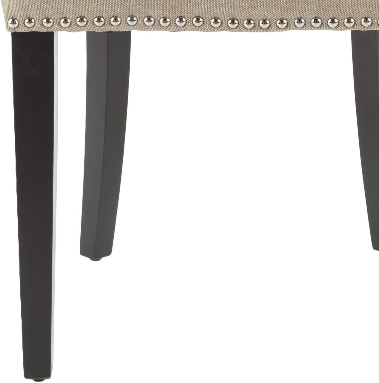 image:imageSafavieh Mercer Collection Matthew Beige Linen Dining Chair Set of 2Beige