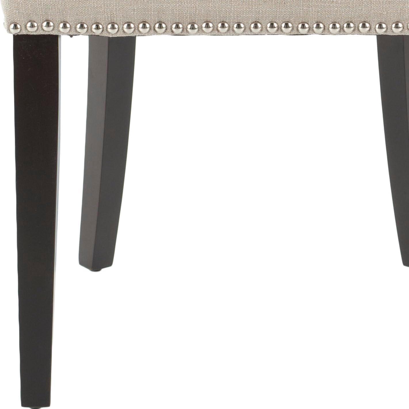 image:imageSafavieh Mercer Collection Matthew Beige Linen Dining Chair Set of 2True Taupe