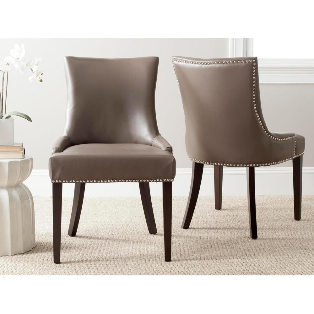 image:imageSAFAVIEH Mercer Collection Lester Dining ChairsClay