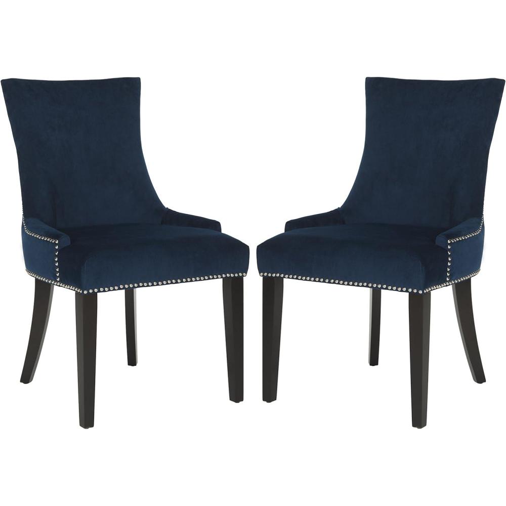image:imageSAFAVIEH Mercer Collection Lester Dining ChairsNavy