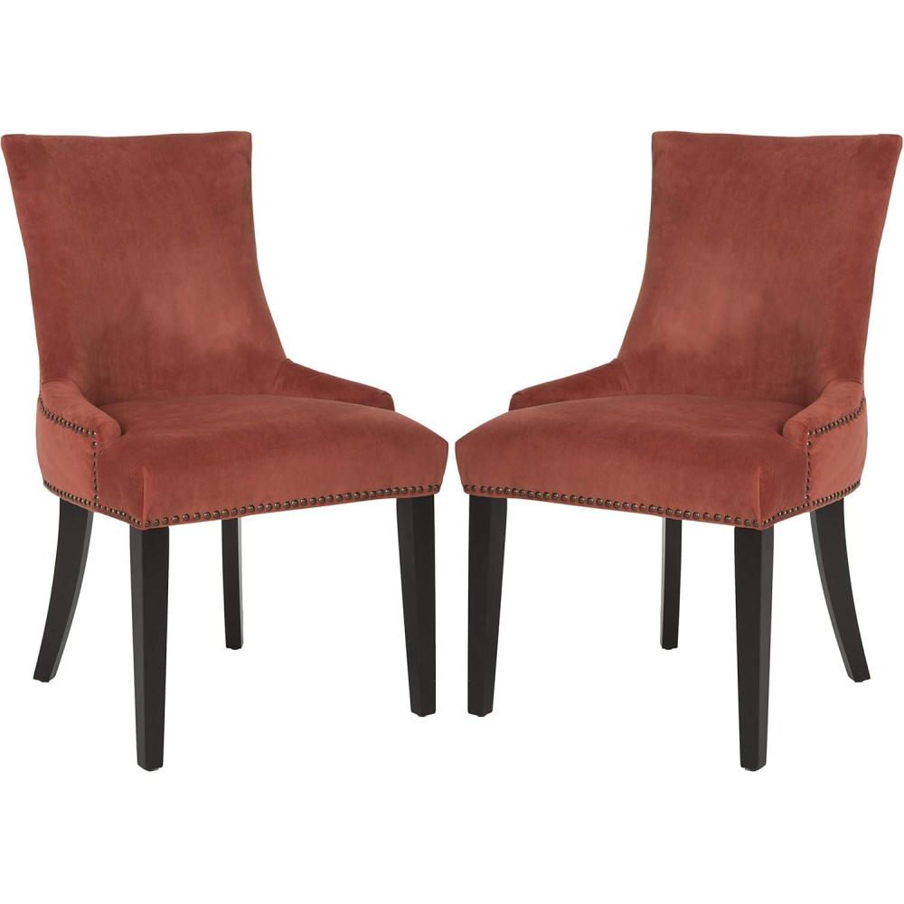 image:imageSAFAVIEH Mercer Collection Lester Dining ChairsRust