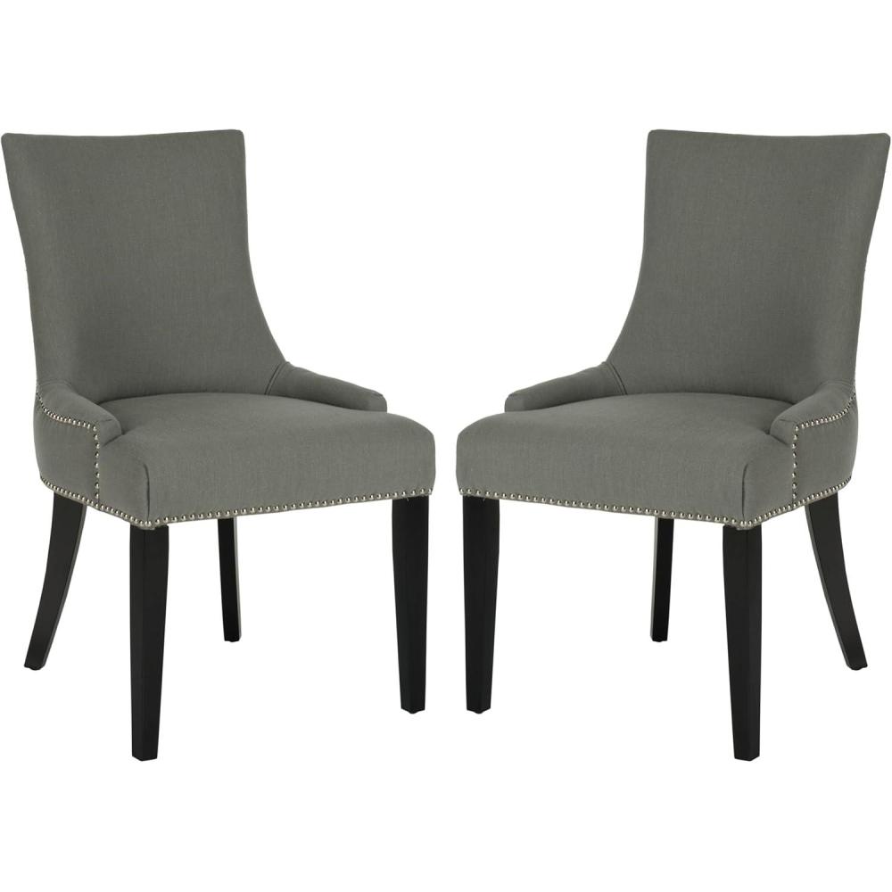 image:imageSAFAVIEH Mercer Collection Lester Dining Chairsgrey