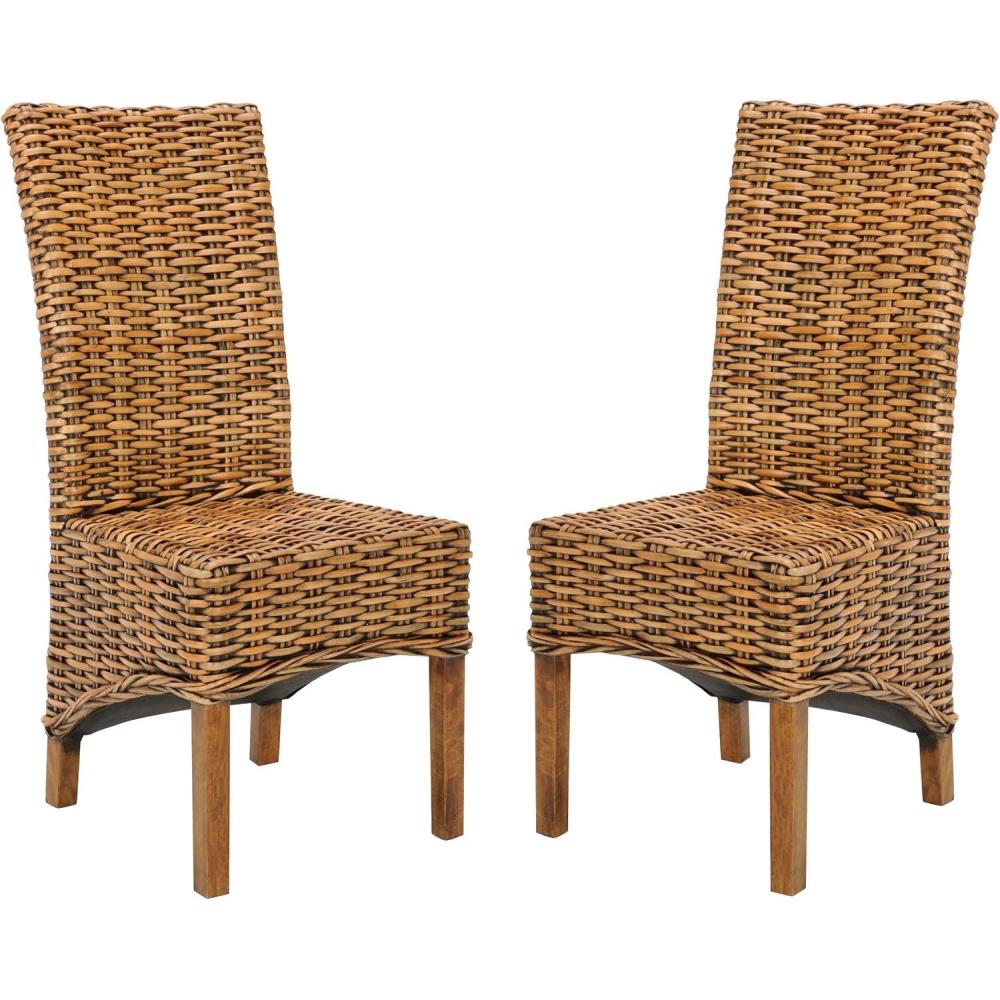 image:imageSafavieh Home Collection Isla Brown Dining Chair Set of 2