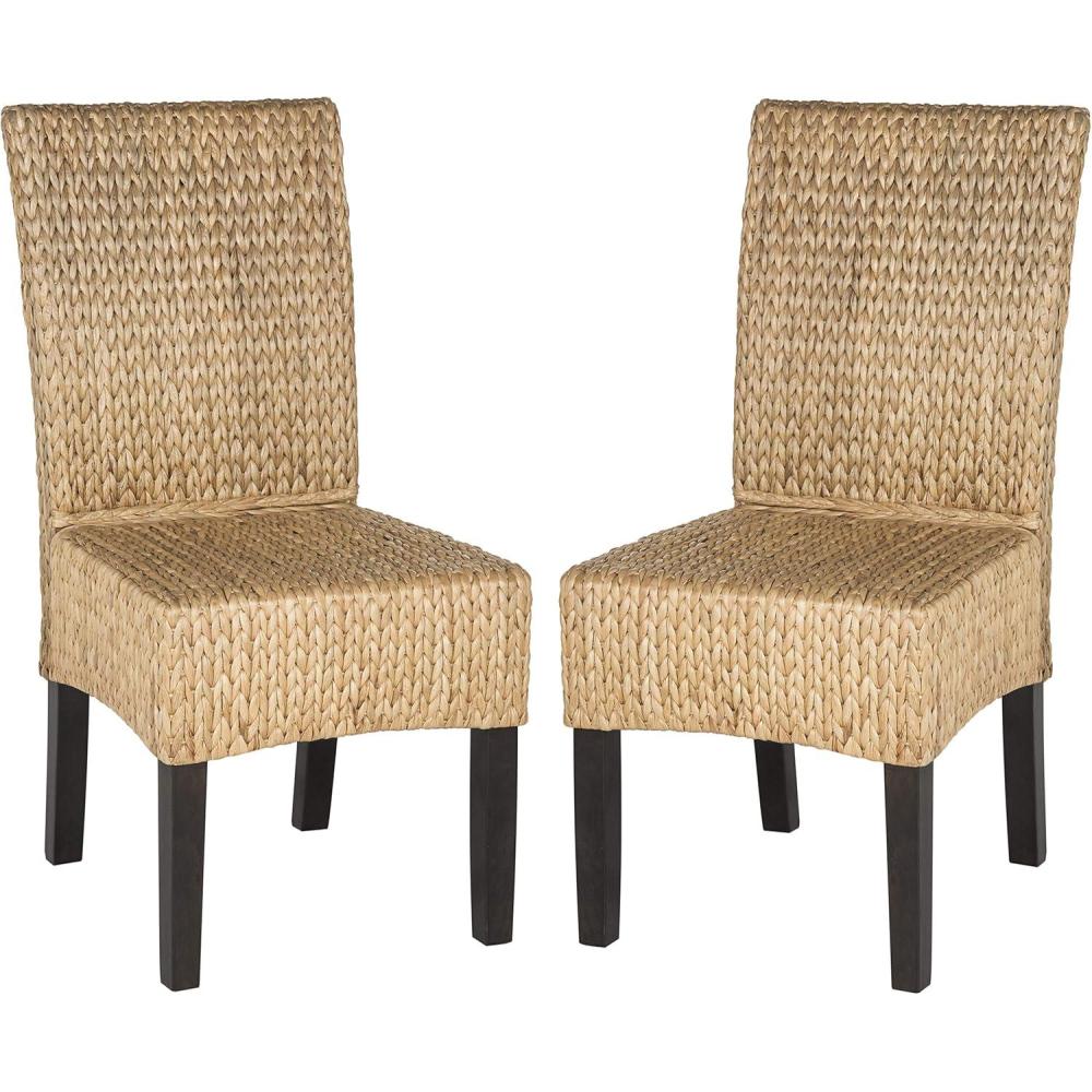 image:imageSafavieh Home Collection Luz Natural Wicker Dining Chair Set of 2 18