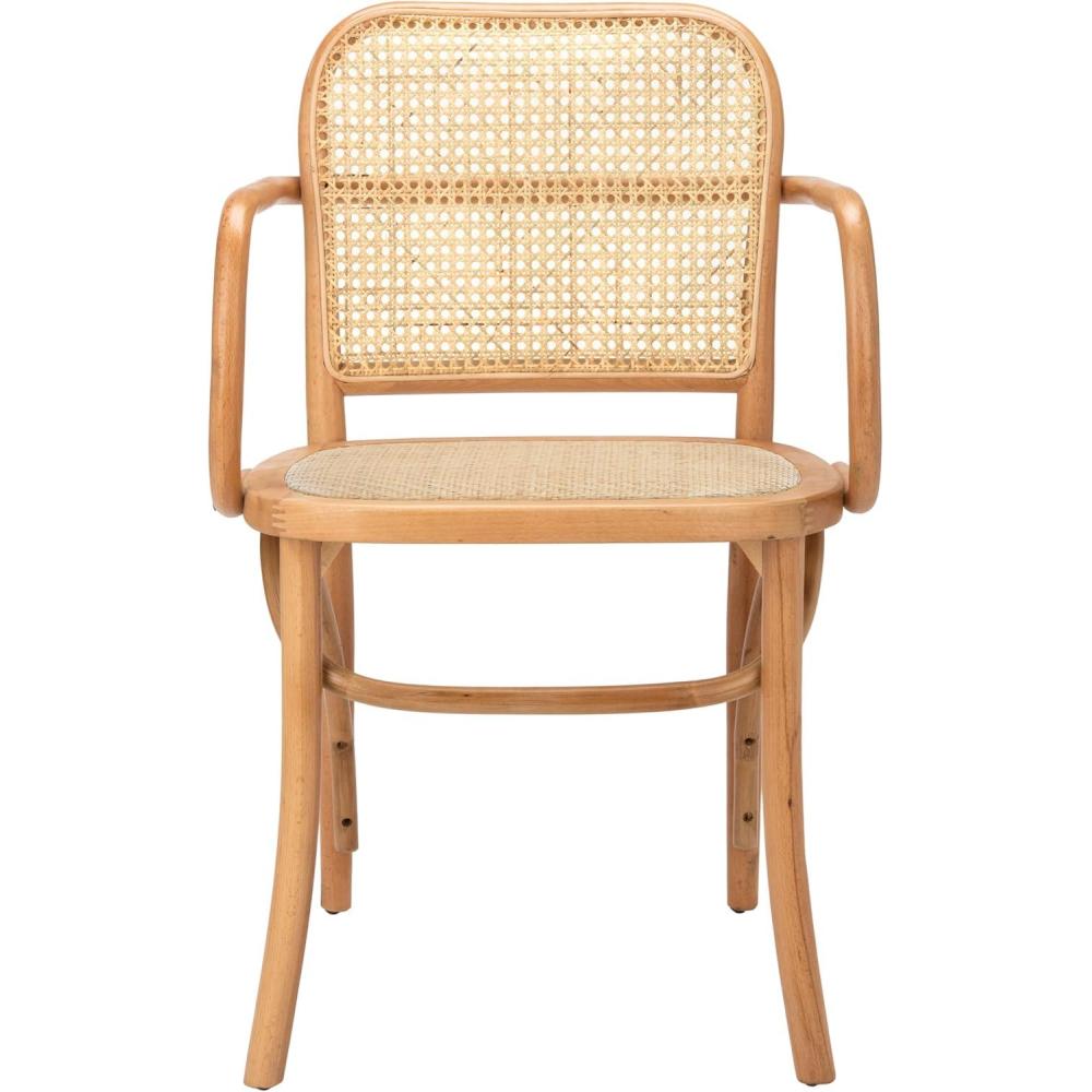 image:imageSafavieh Home Keiko White and Natural Cane Dining ChairNatural