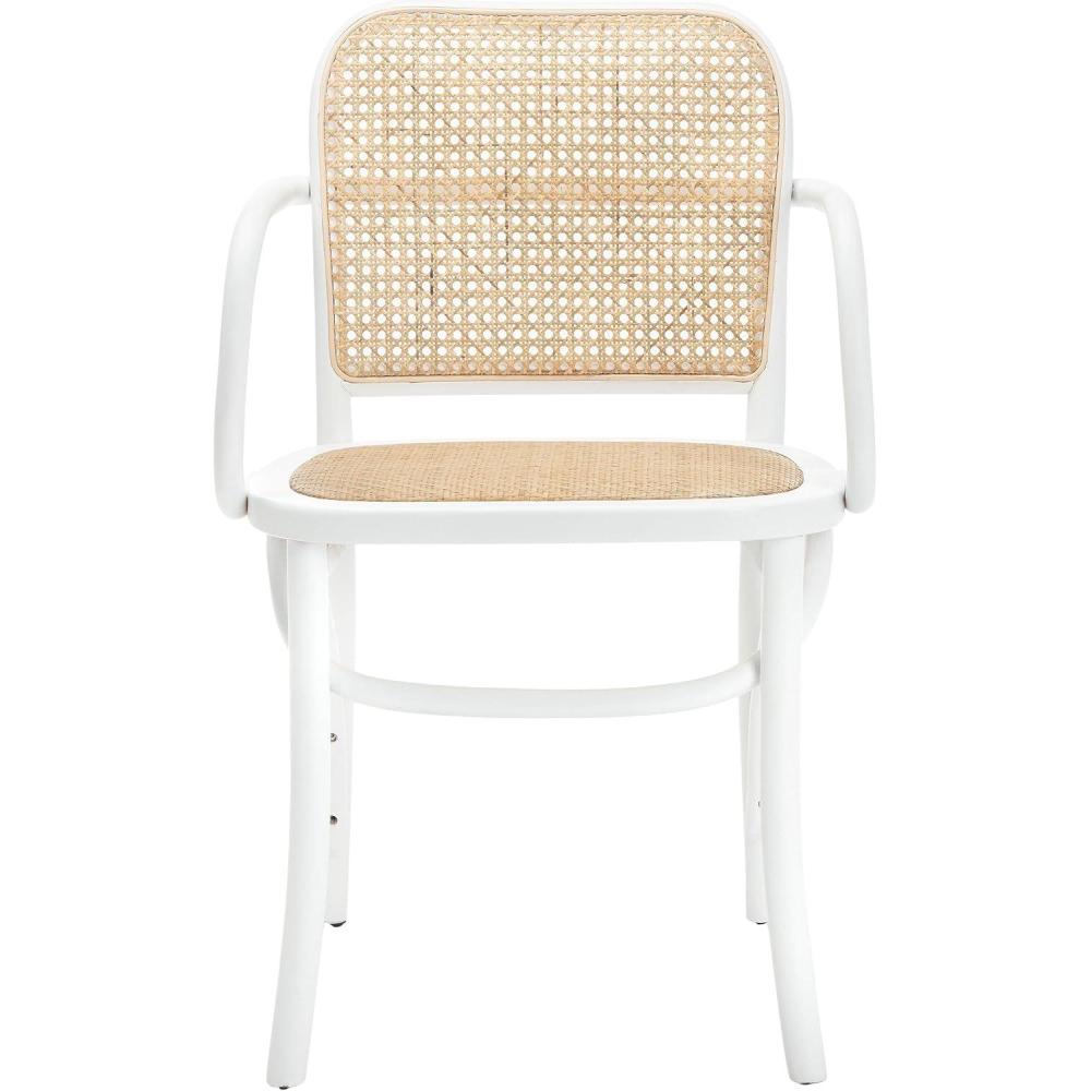 image:imageSafavieh Home Keiko White and Natural Cane Dining ChairWhite Natural