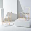 SAFAVIEH Couture Collection Bryant Clear Acrylic/Gold Dining Chair Set of 2 (Fully Assembled)