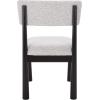 SAFAVIEH Home Collection – Koki Black & White Upholstered Dining Chair, Padded Seat & Back (DCH9222C)(Black/White)