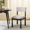 SAFAVIEH Home Collection – Koki Black & White Upholstered Dining Chair, Padded Seat & Back (DCH9222C)(Black/White)