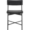 SAFAVIEH Home Collection Archer Grey Faux Leather/Black Dining Chair (Set of 2) – Fully Assembled(Black)