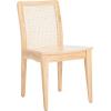 SAFAVIEH Home Collection Benicio Natural Rattan Dining Chair (Set of 2) DCH1005D-SET2(Natural)