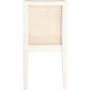 SAFAVIEH Home Collection Benicio Natural Rattan Dining Chair (Set of 2) DCH1005D-SET2(White / Natural)
