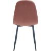 SAFAVIEH Home Collection Blaire Modern Pink/Dark Grey Living Room Accent Dining Chair DCH2001C-SET2(Pink / Dark Grey)