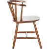 SAFAVIEH Home Collection Ceres Farmhouse Walnut Brown Spindle Back Living Room Accent Dining Chair(Walnut)