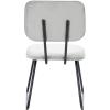 SAFAVIEH Home Collection Chavelle Modern Velvet Side Chair (Set of 2) ACH6205A-SET2, Malachite Green/Black(Grey / Black – Velvet)