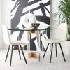 SAFAVIEH Home Collection Ellery Beige/Black Living Room Accent Dining Chair