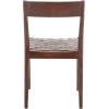 SAFAVIEH Home Collection Eluned Woven Leather Living Room Accent Dining Chair DCH1201C-SET2, Black/Natural(Cognac / Brown)